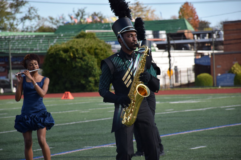 student band on field