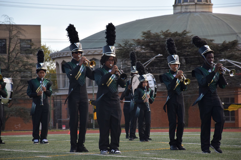 student band on field