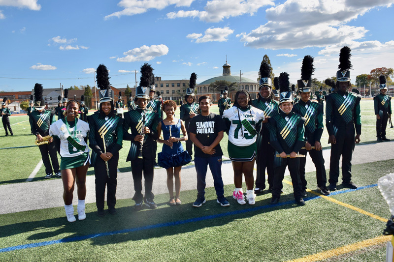student band on field