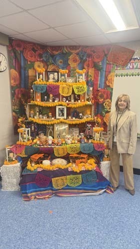 Exhibit made by students.