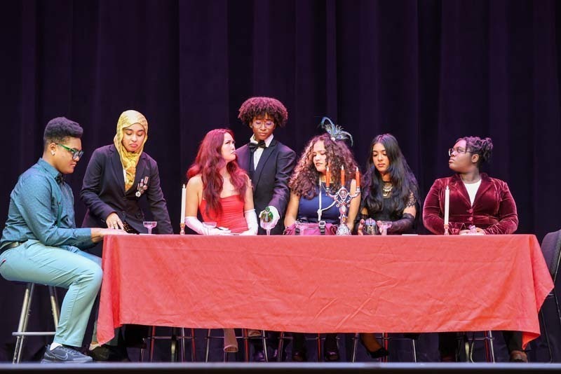 The Senior High Drama Club led audiences through a fun “whodunnit?” during their stage production of “Clue” in November. The student-actors did an amazing job!