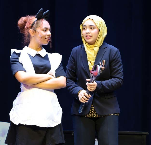 The Senior High Drama Club led audiences through a fun “whodunnit?” during their stage production of “Clue” in November. The student-actors did an amazing job!