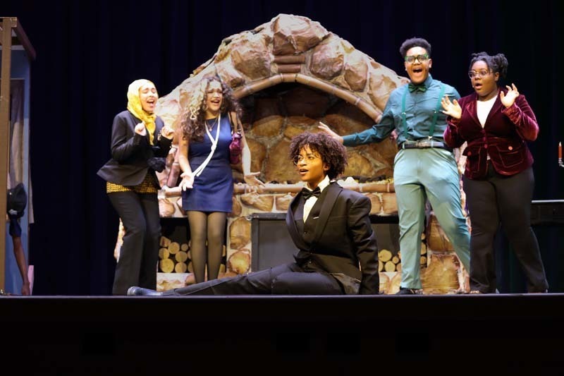 The Senior High Drama Club led audiences through a fun “whodunnit?” during their stage production of “Clue” in November. The student-actors did an amazing job!