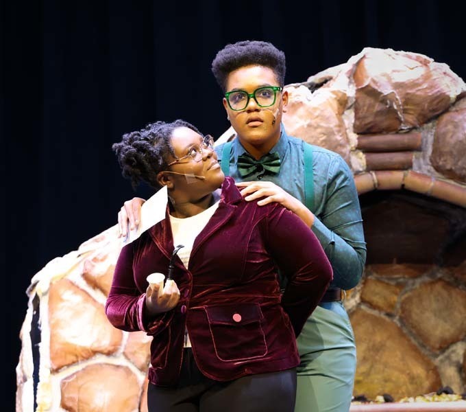 The Senior High Drama Club led audiences through a fun “whodunnit?” during their stage production of “Clue” in November. The student-actors did an amazing job!