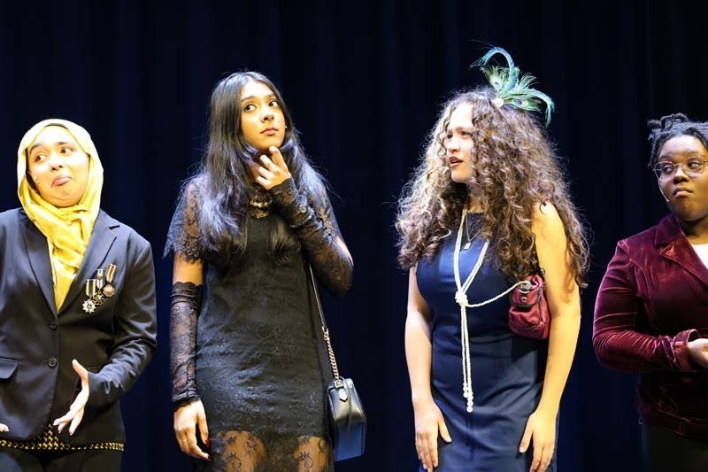 The Senior High Drama Club led audiences through a fun “whodunnit?” during their stage production of “Clue” in November. The student-actors did an amazing job!