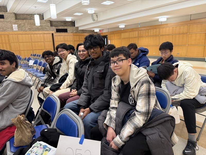 The Senior High Mathletes team attended the Nassau Math Tournament 
