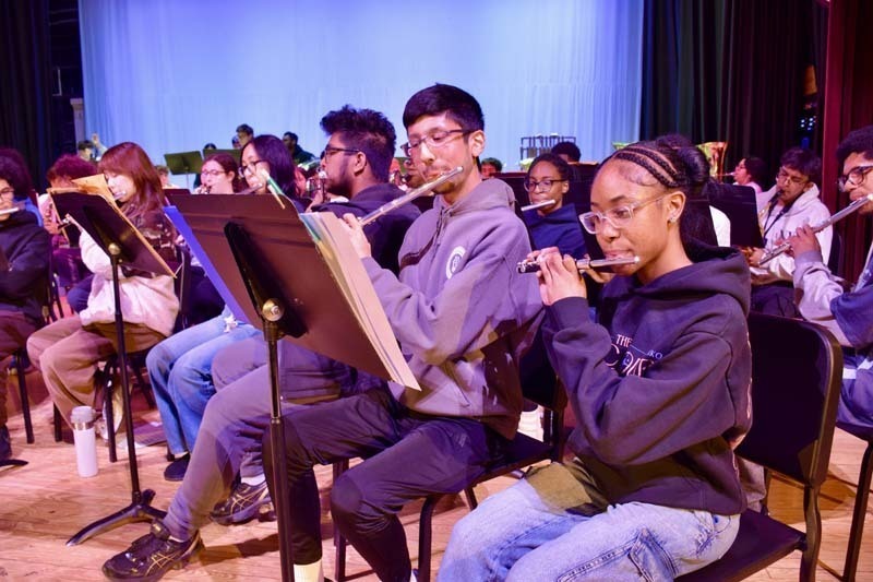Student creativity and musicianship took center stage at the 63rd annual Sewanhaka District Music Festival and Art Exhibit, hosted at Sewanhaka High School on Feb. 5. 