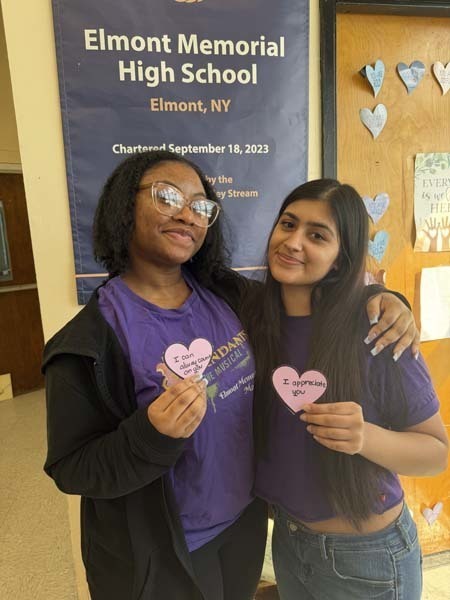 Our school joined the nationwide movement of P.S. I Love You Day on Feb. 13. Students wore purple and decorated hearts with positive messages. 