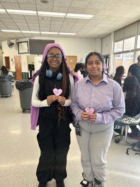 Our school joined the nationwide movement of P.S. I Love You Day on Feb. 13. Students wore purple and decorated hearts with positive messages. 
