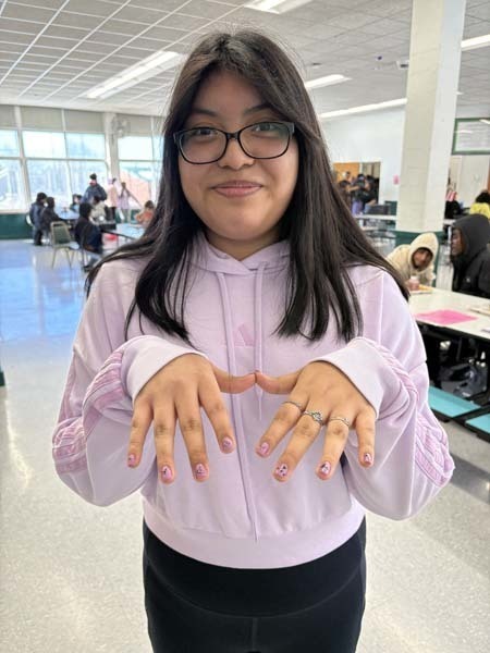 Our school joined the nationwide movement of P.S. I Love You Day on Feb. 13. Students wore purple and decorated hearts with positive messages. 