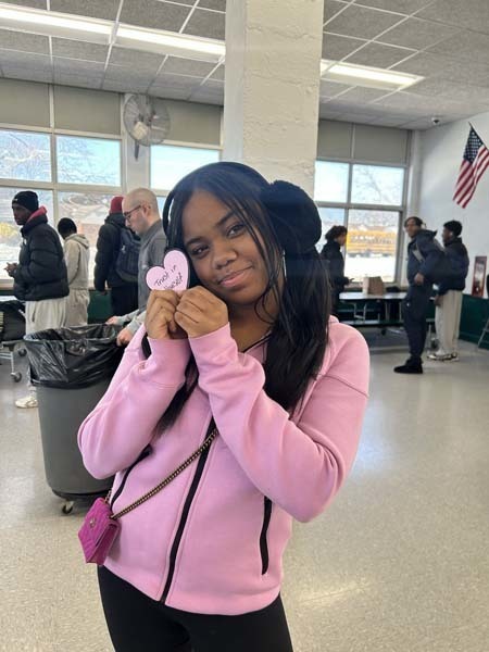 Our school joined the nationwide movement of P.S. I Love You Day on Feb. 13. Students wore purple and decorated hearts with positive messages. 