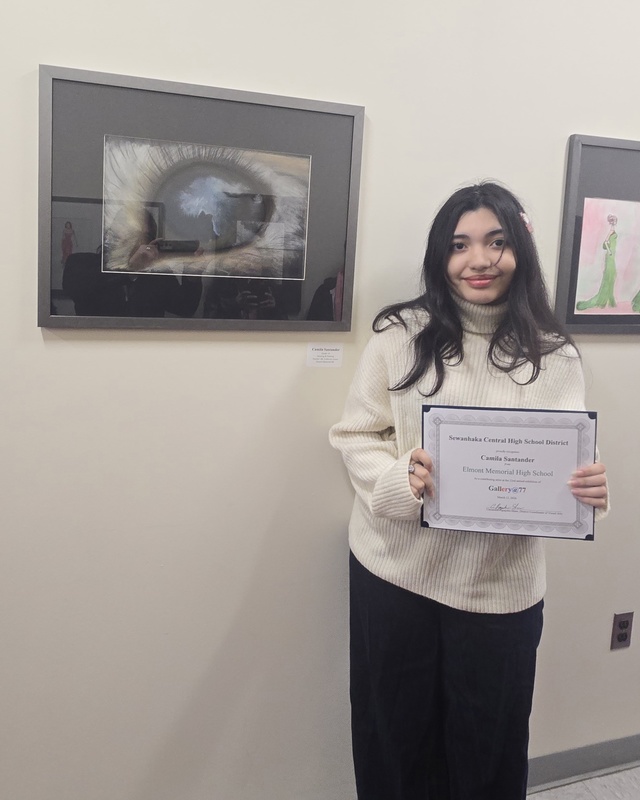 Students at 22nd Annual Gallery@77 