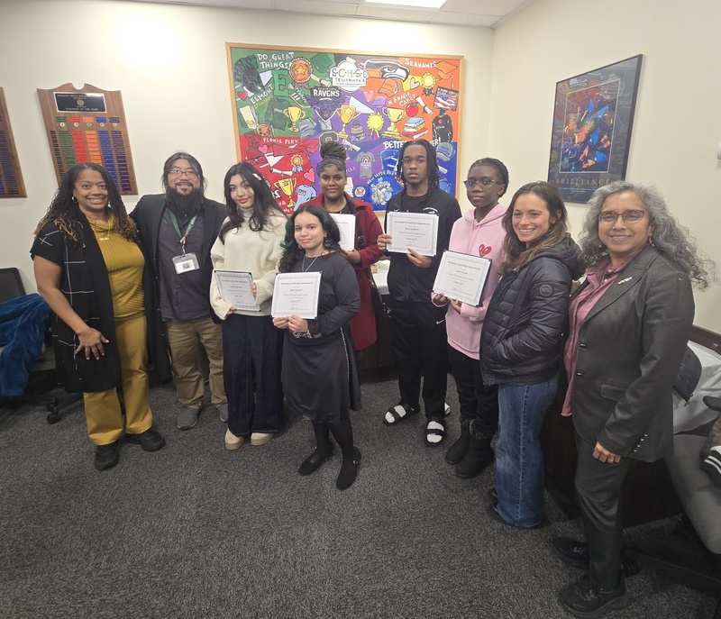 Students at 22nd Annual Gallery@77 