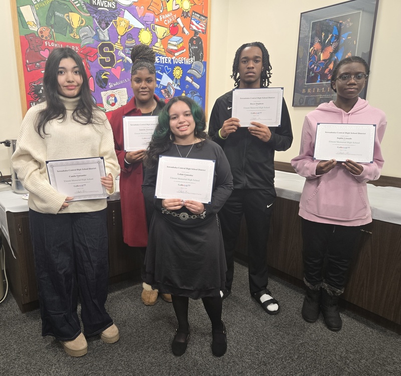 Students at 22nd Annual Gallery@77 