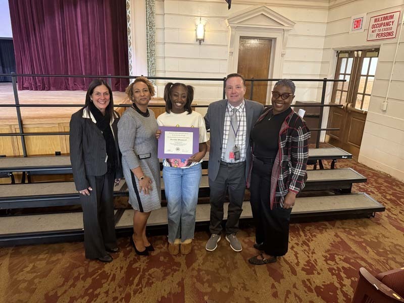 Principal, Basketball Team and PTSA Reflections Winners Honored at April Board Meeting 