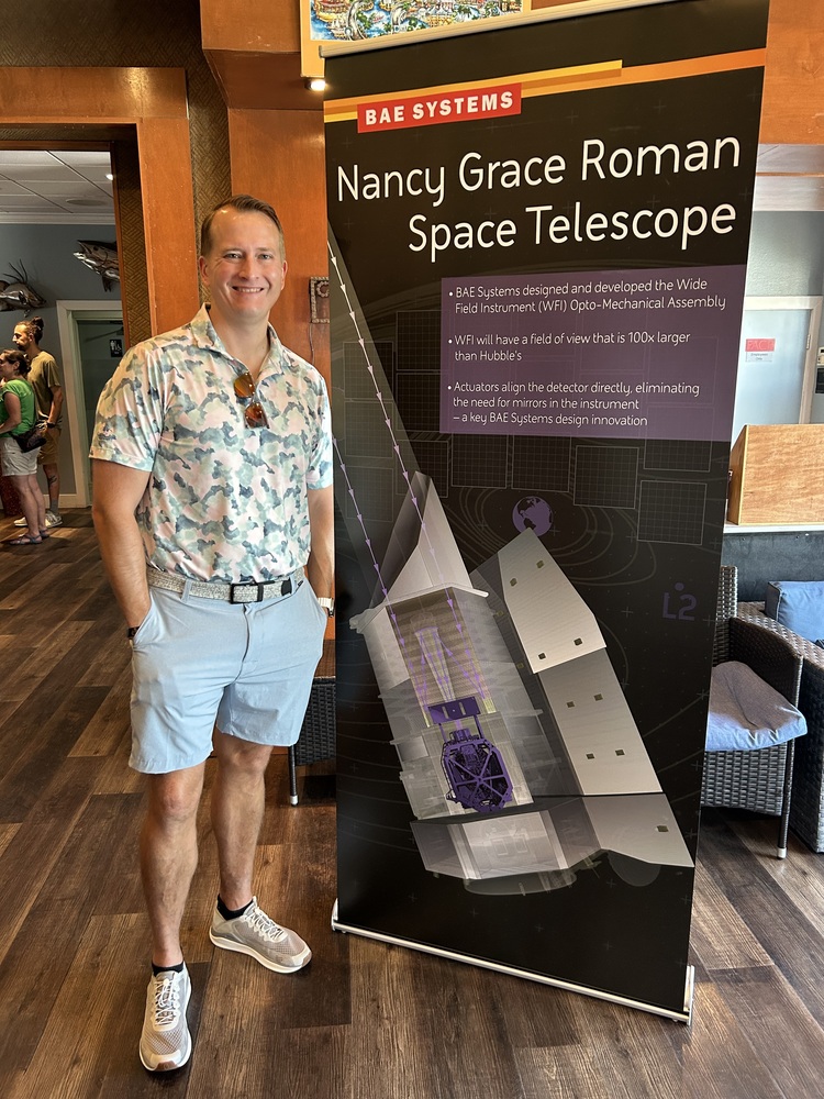 Nick Plamann, SHS Class of 2000, has his name on the famous Nancy Grace Roman Telescope