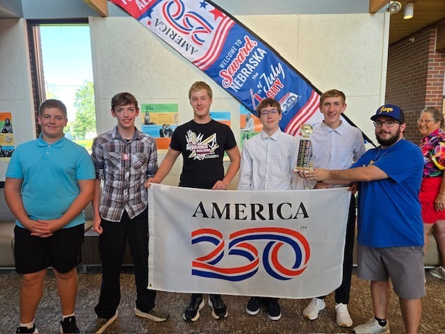 GFWC NFWC Host State “USA-250” High School History Quiz Bowl in Seward at Remodeled Civic Center-Seward High Places “First Runner-up in Big School Division!