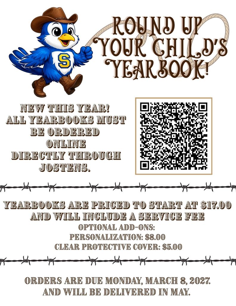 Instructions for ordering your child's SES yearbook for the 26-27 school year.