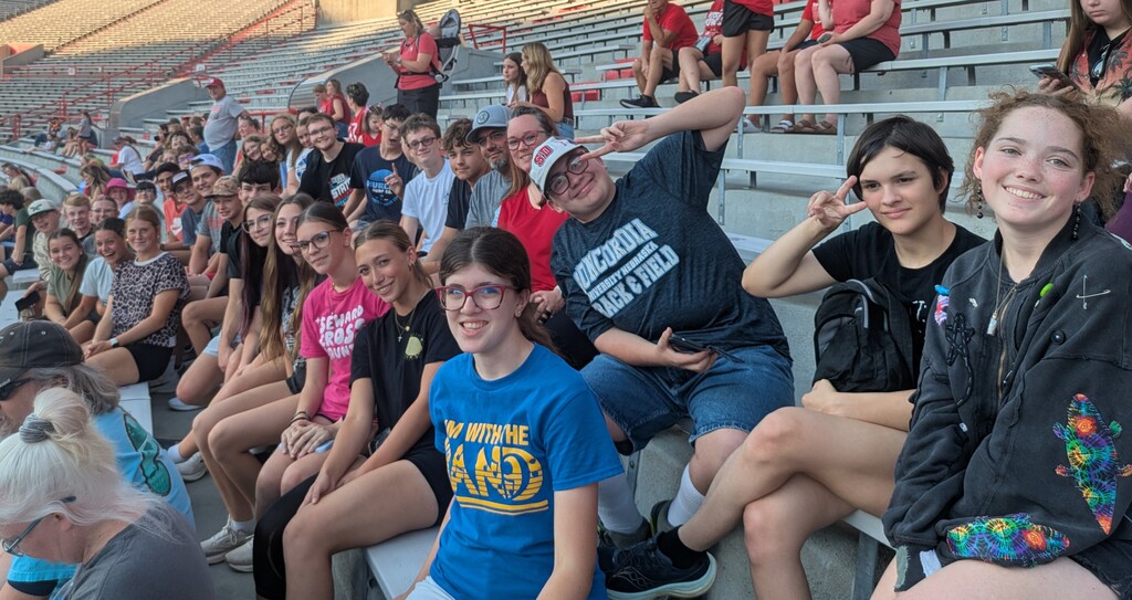 marching band members