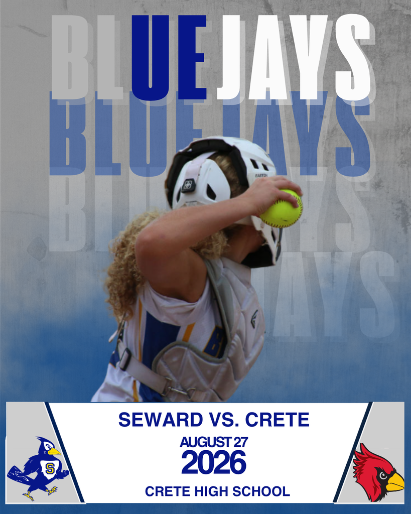 Game day graphic with a catcher throwing a ball.