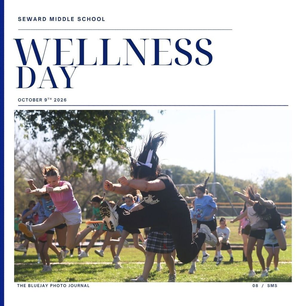 Seward Middle School students enjoyed a change of pace on Friday during Wellness Day, participating in a variety of activities focused on health and well-being.  Thank you to the Concordia University students who spent the day with us, sharing their time, energy, and enthusiasm!