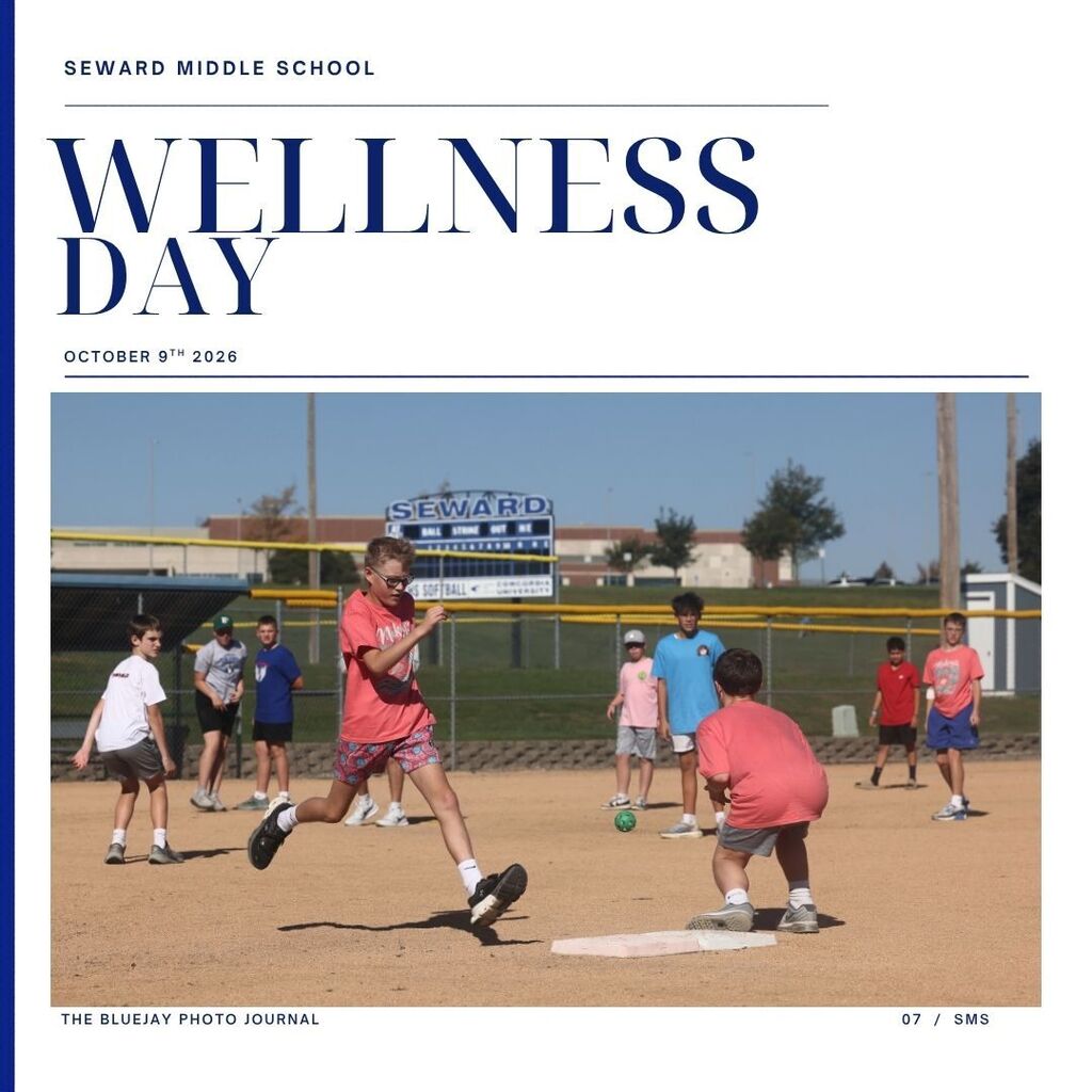 Seward Middle School students enjoyed a change of pace on Friday during Wellness Day, participating in a variety of activities focused on health and well-being.  Thank you to the Concordia University students who spent the day with us, sharing their time, energy, and enthusiasm!