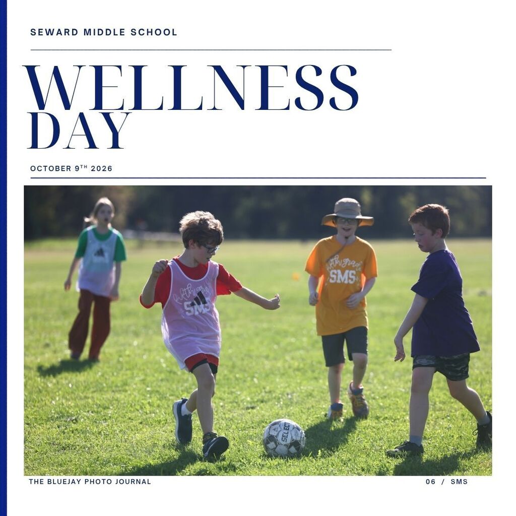 Seward Middle School students enjoyed a change of pace on Friday during Wellness Day, participating in a variety of activities focused on health and well-being.  Thank you to the Concordia University students who spent the day with us, sharing their time, energy, and enthusiasm!