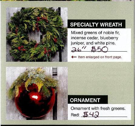 holiday greenery