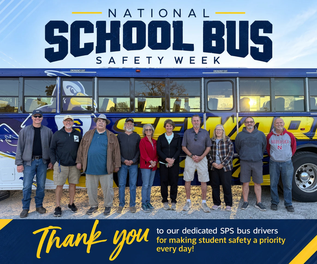 It’s National School Bus Safety Week!  A friendly reminder to motorists: Stay alert, watch for students, and stop when school bus stop arms are extended.  Thank you to our dedicated bus drivers for making student safety a priority every day! We appreciate the care and commitment you bring to every mile. 💛💙