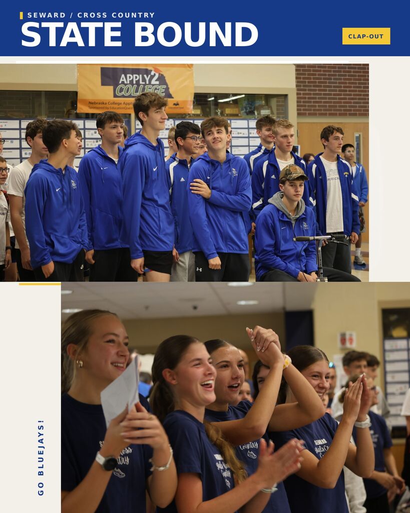 💛 STATE CROSS COUNTRY SEND-OFF! 💙  Good luck at State, Jays! Your entire Bluejay family is cheering you on! 🏃