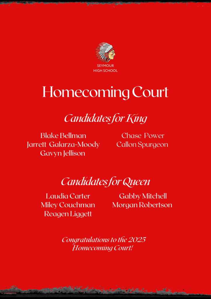Homecoming court 2025 