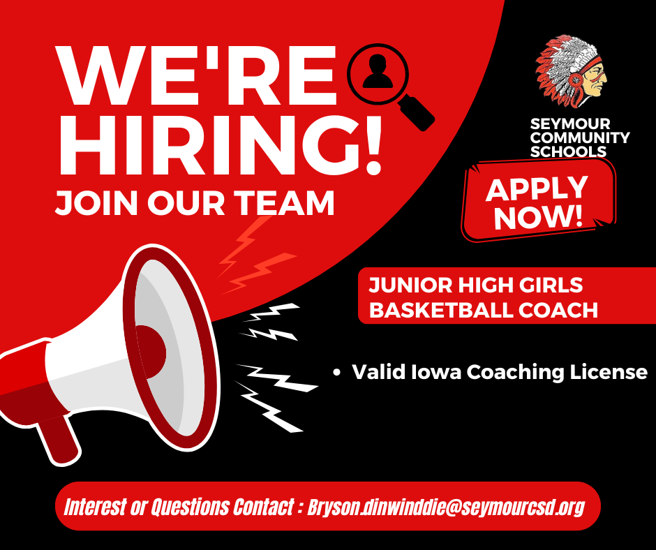 Now Hiring Junior High Girls BB Coach