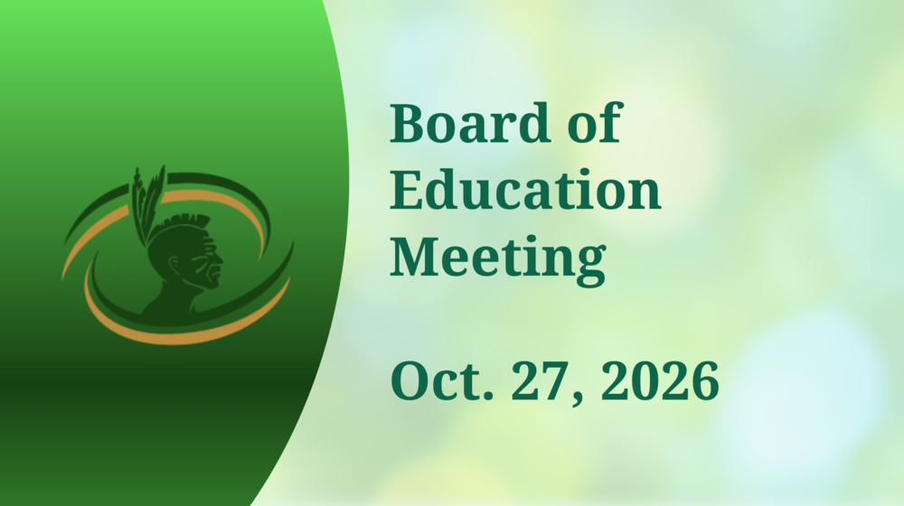 October Board of Education Meeting