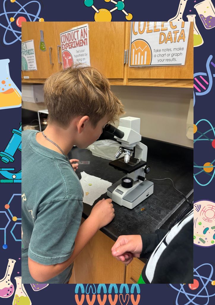 Some of our students explored cool science topics.