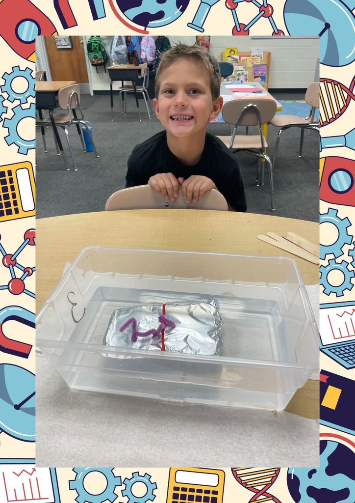 Some of our students explored cool science topics.