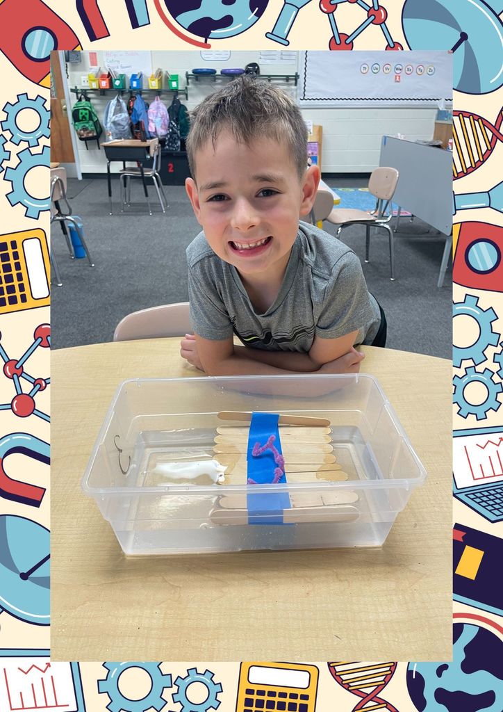 Some of our students explored cool science topics.
