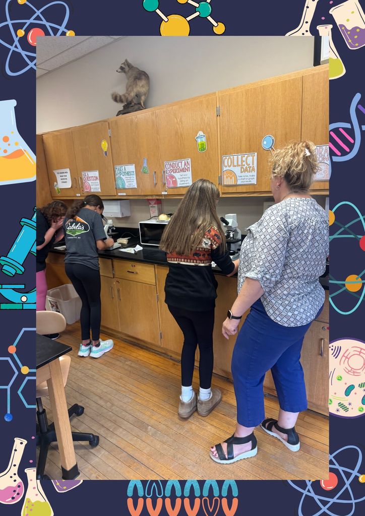 Some of our students explored cool science topics.