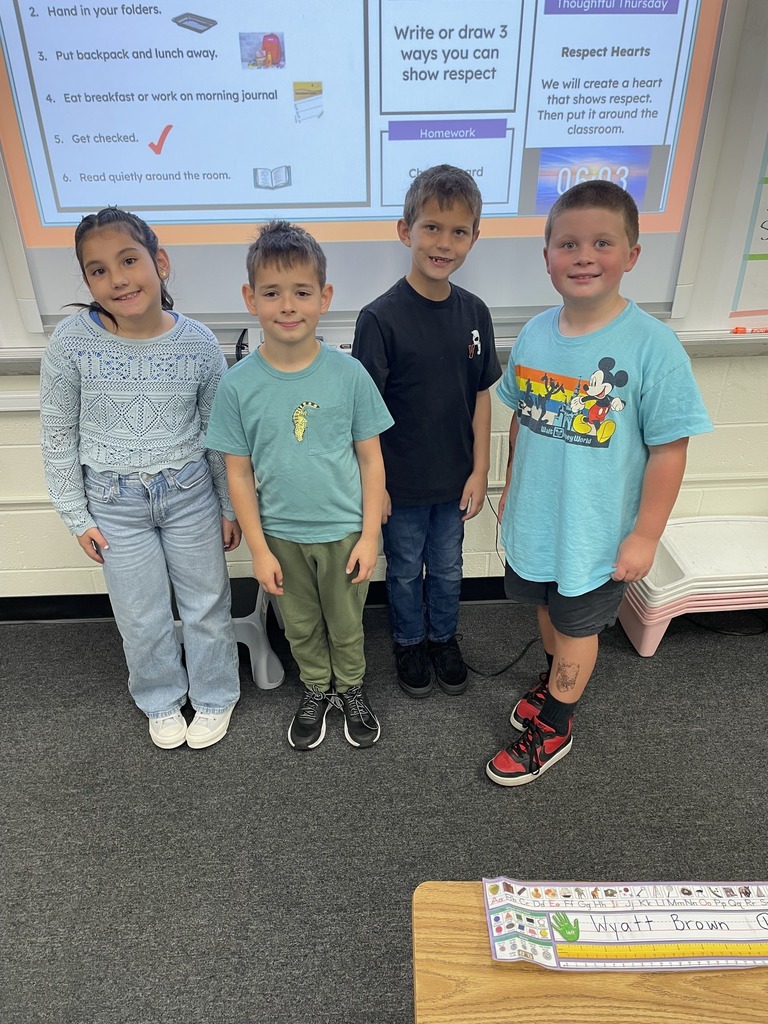 Our students and staff took part in dressing in blue for bullying prevention.