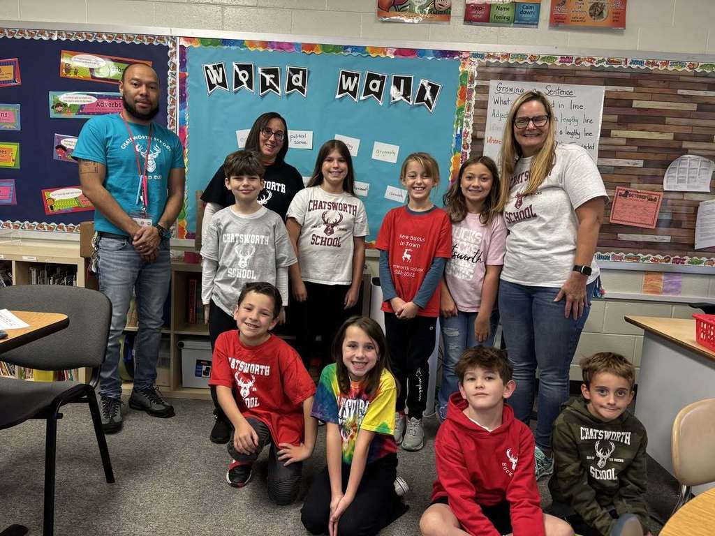 Our Chatsworth Bucks really enjoyed wearing school spirit attire to show unity against bullying!