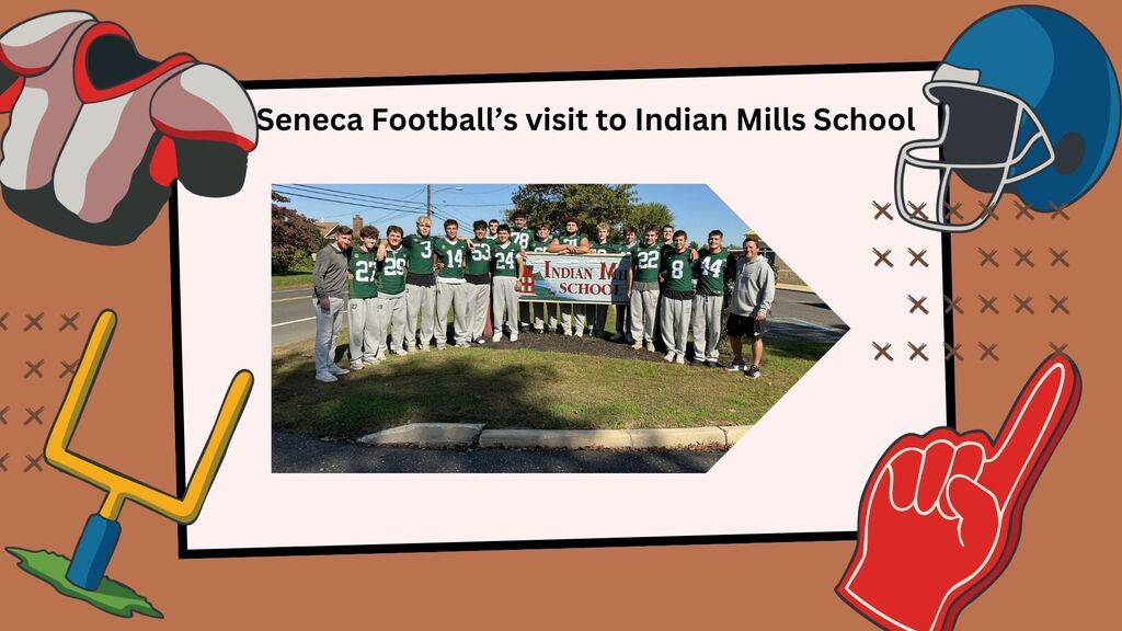 Seneca football visited IMS this morning! We were so excited to have them read to our first and second grade students!