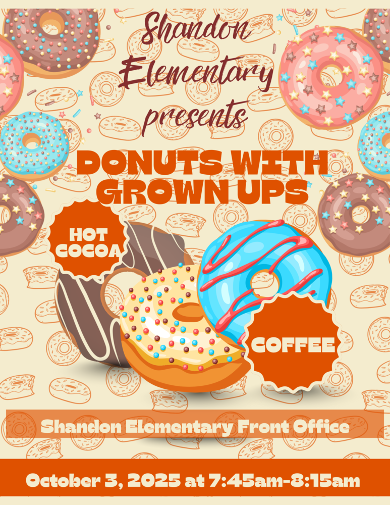 Donuts with Grown Ups Oct 3rd 