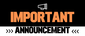 announcement