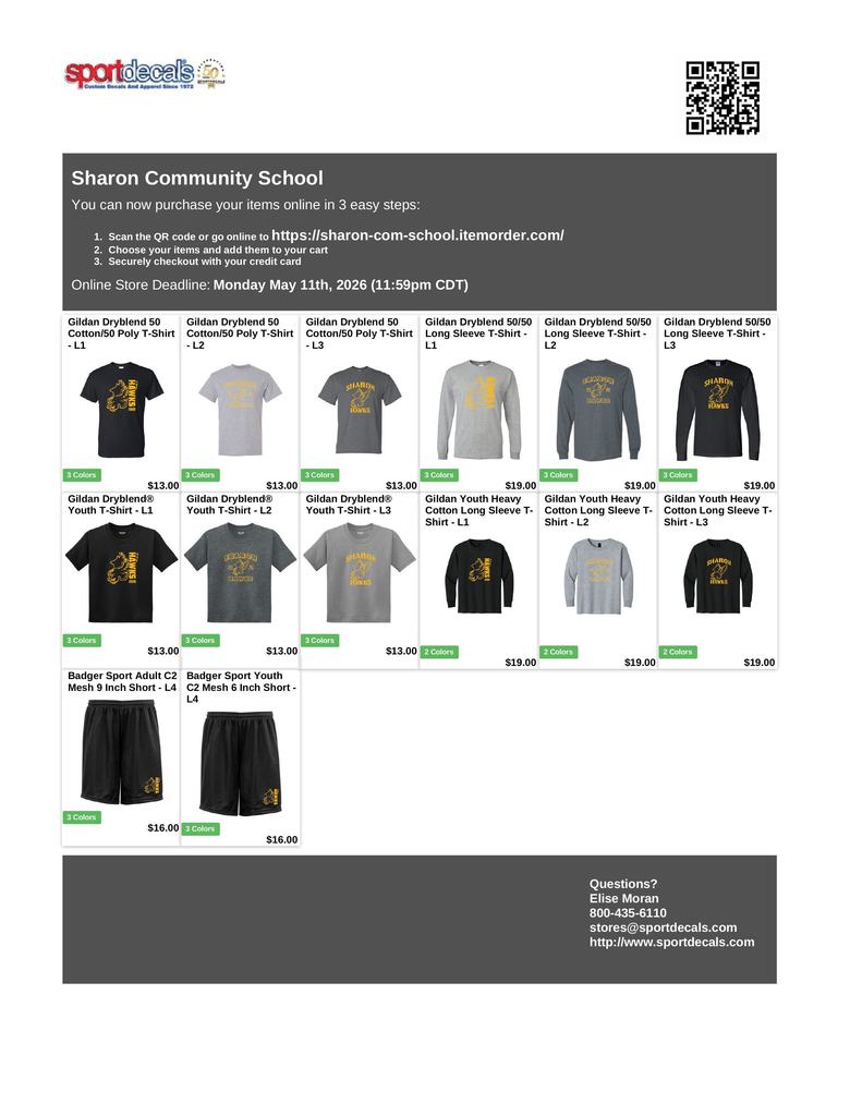Spirit Wear 