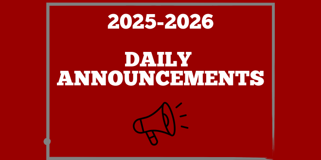 announcments