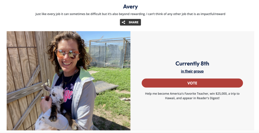 Vote for Avery