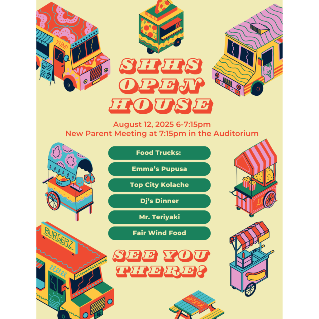 SHHS Open House Food Truck Flyer 25-26