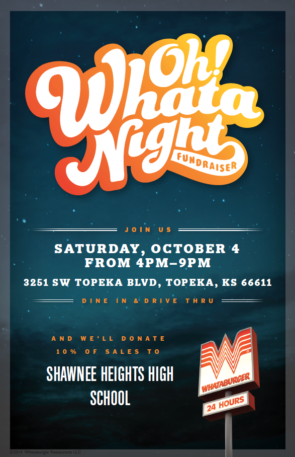 Whataburger Fundraiser