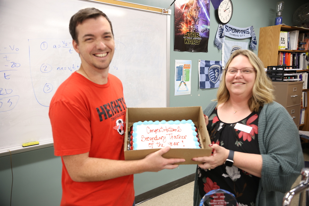 Mitch Spade receiving SH TOY Award