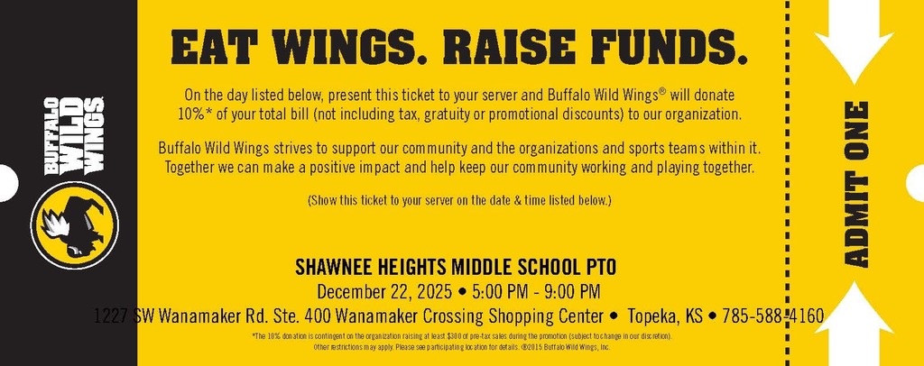 Buffalo Wild Wings Meal Night