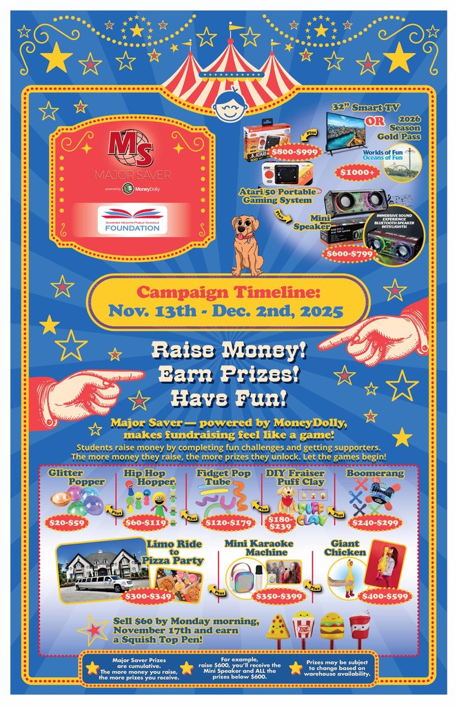 2025 Major Saver Discount Card Fundraiser